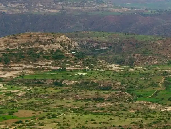 Deforested landscape from Ethiopia